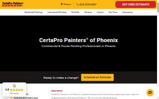 CertaPro Painters of Phoenix website