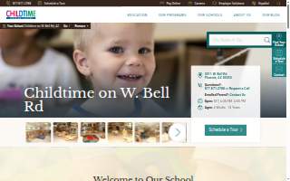 Childtime on W. Bell Rd website
