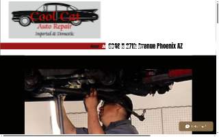 Cool Cat Auto Repair website
