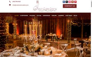 Creations In Cuisine website