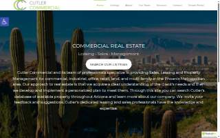 Cutler Commercial website