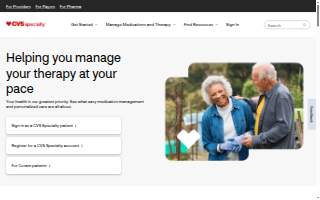 CVS Pharmacy Specialty Services of Phoenix website
