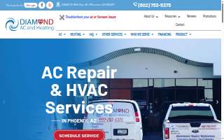 Diamond AC and Heating website