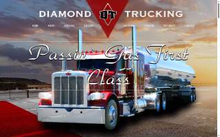 Diamond Trucking website