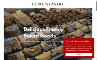 Europa Pastry LLC website