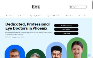 Eye on Health Phoenix website