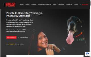 Fit Dog Training Phoenix website