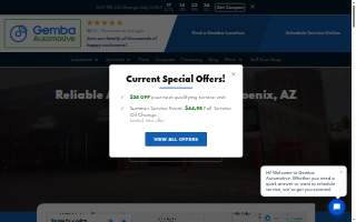 Gemba Automotive of Phoenix website