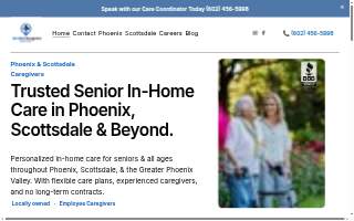 Handled Home Care - Phoenix website