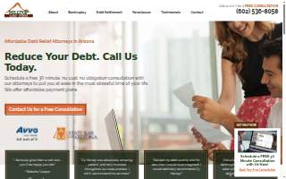 Hilltop Law Firm website