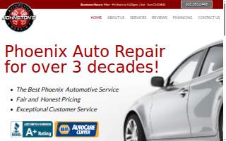 Johnston's Phoenix Auto Repair & Service website