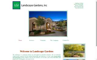 Landscape Gardens, inc. AKA LGI website