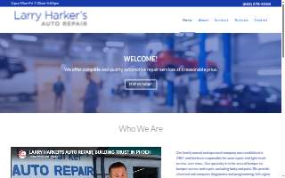 Larry Harker's Auto Repair website