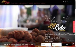 Lil' Leto Catering website