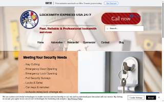 Locksmith Express USA website