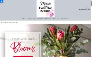 Miriam flower shop website