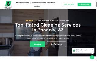 Mopstar Cleaners website