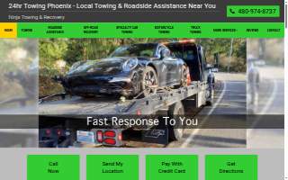Ninja Towing & Recovery website