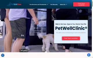 PetWellClinic - East Greenway website