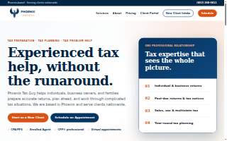Phoenix Tax Guy website