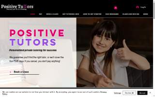Positive Tutors of Phoenix website