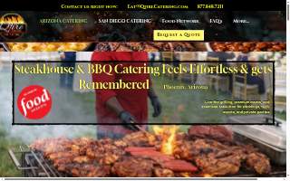 Qfire Catering website