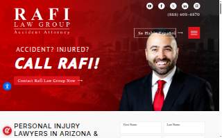 Rafi Law Group of Phoenix website