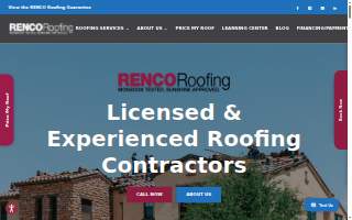 RENCO Roofing website