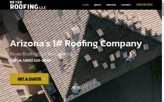 Reyes Roofing LLC website