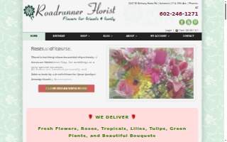 Roadrunner Florist website