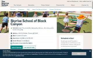 Skyrise School of Black Canyon website
