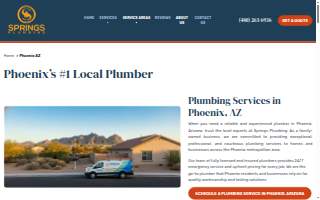Springs Plumbing website