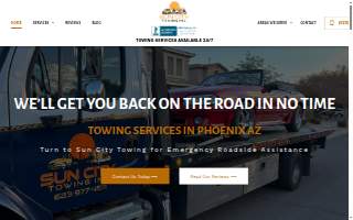 Sun City Towing Inc. of Phoenix website