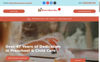 Susie's Mama Bear Pre-School & Child Care website