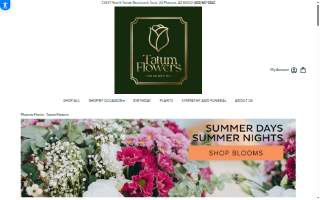 Tatum Flowers website