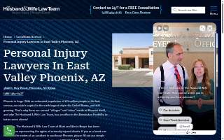 The Husband & Wife Law Team of Phoenix website