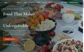 The Local Caterer website