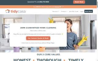 Tidy Casa of Phoenix website