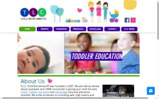 TLC Child Enrichment LLC website