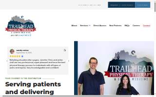 Trailhead Physical Therapy and Sports Medicine website