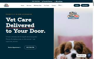 Valet Vet website