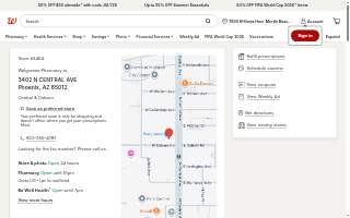Walgreens website
