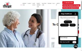 Alaga Healthcare website