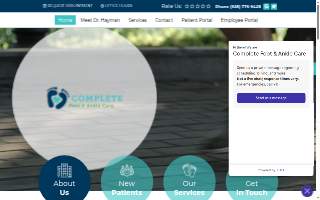 Complete Foot & Ankle Care website