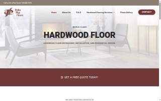 Delta Plus Floors website