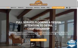 Desert Hardwood Flooring website