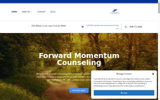 Forward Momentum Counseling website
