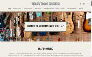 Gray Dog Music website