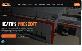 Heath's Auto Service – Prescott website