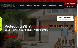 Heritage Roofing website